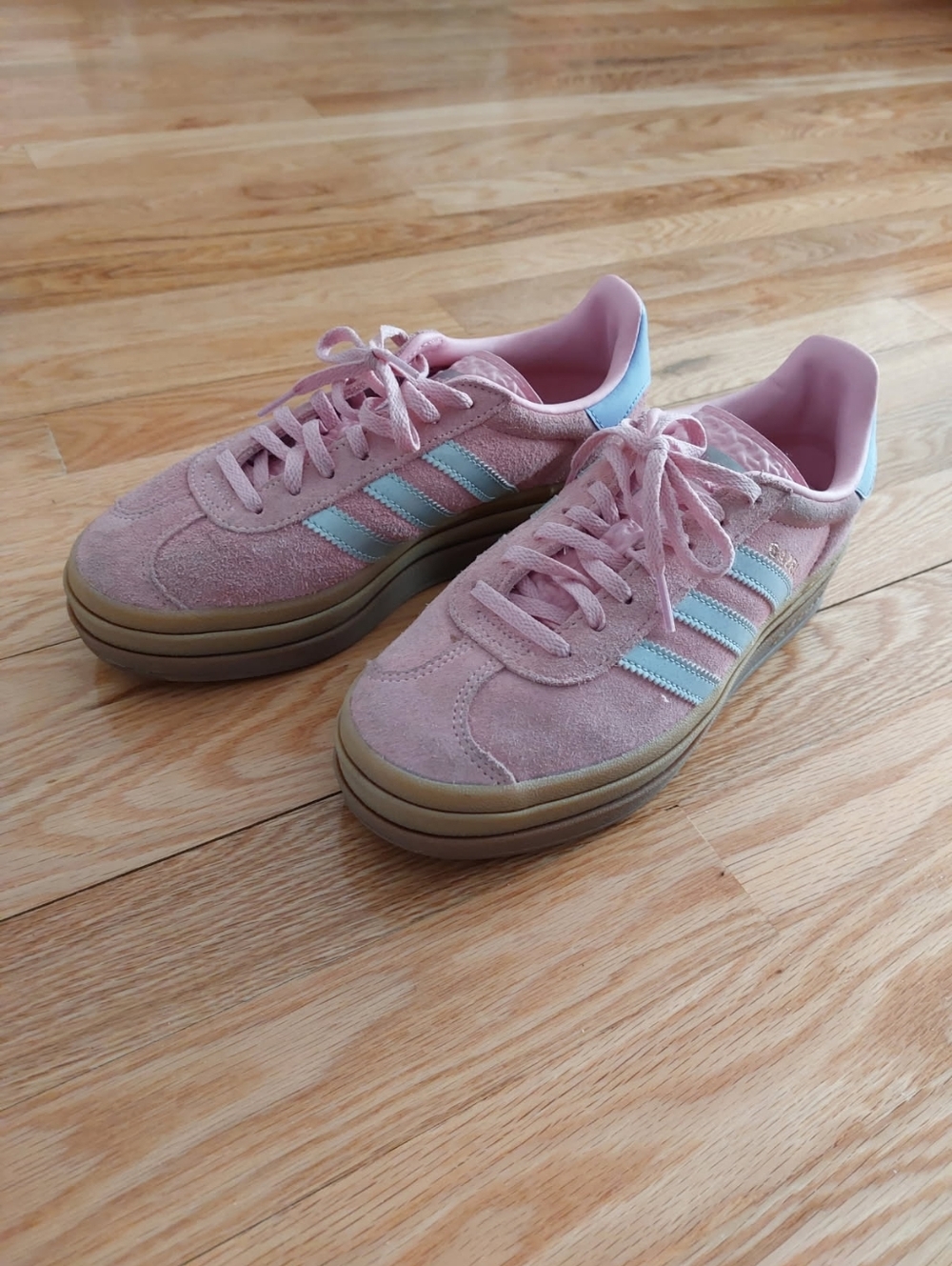 adidas Pink Suede Sneakers